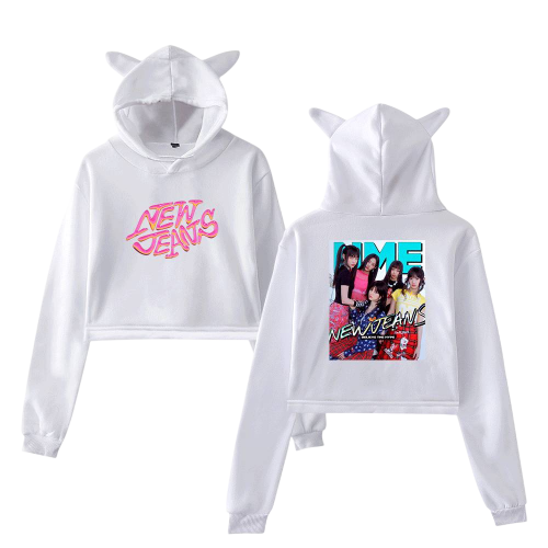 NewJeans Cropped Hoodie #4