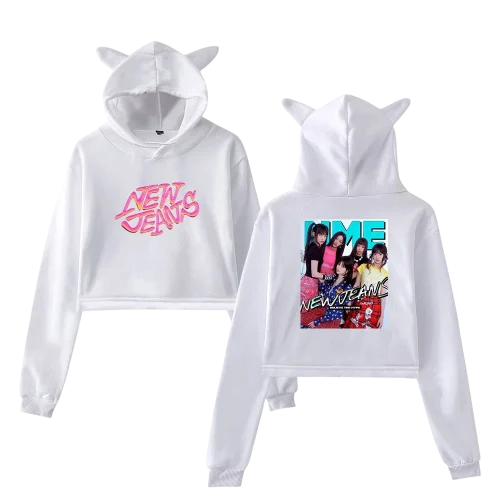 NewJeans Cropped Hoodie #4