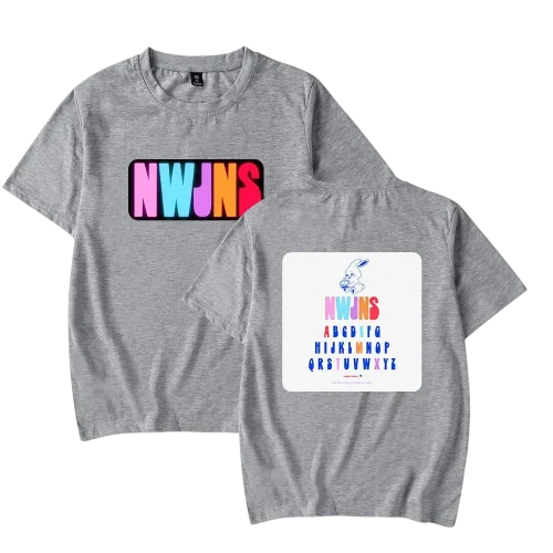NewJeans T-Shirt where fandom imagery is visible