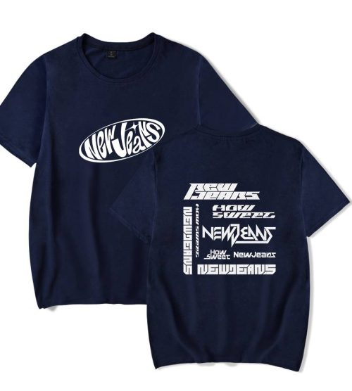 NewJeans How Sweet Repeat Logo T-Shirt