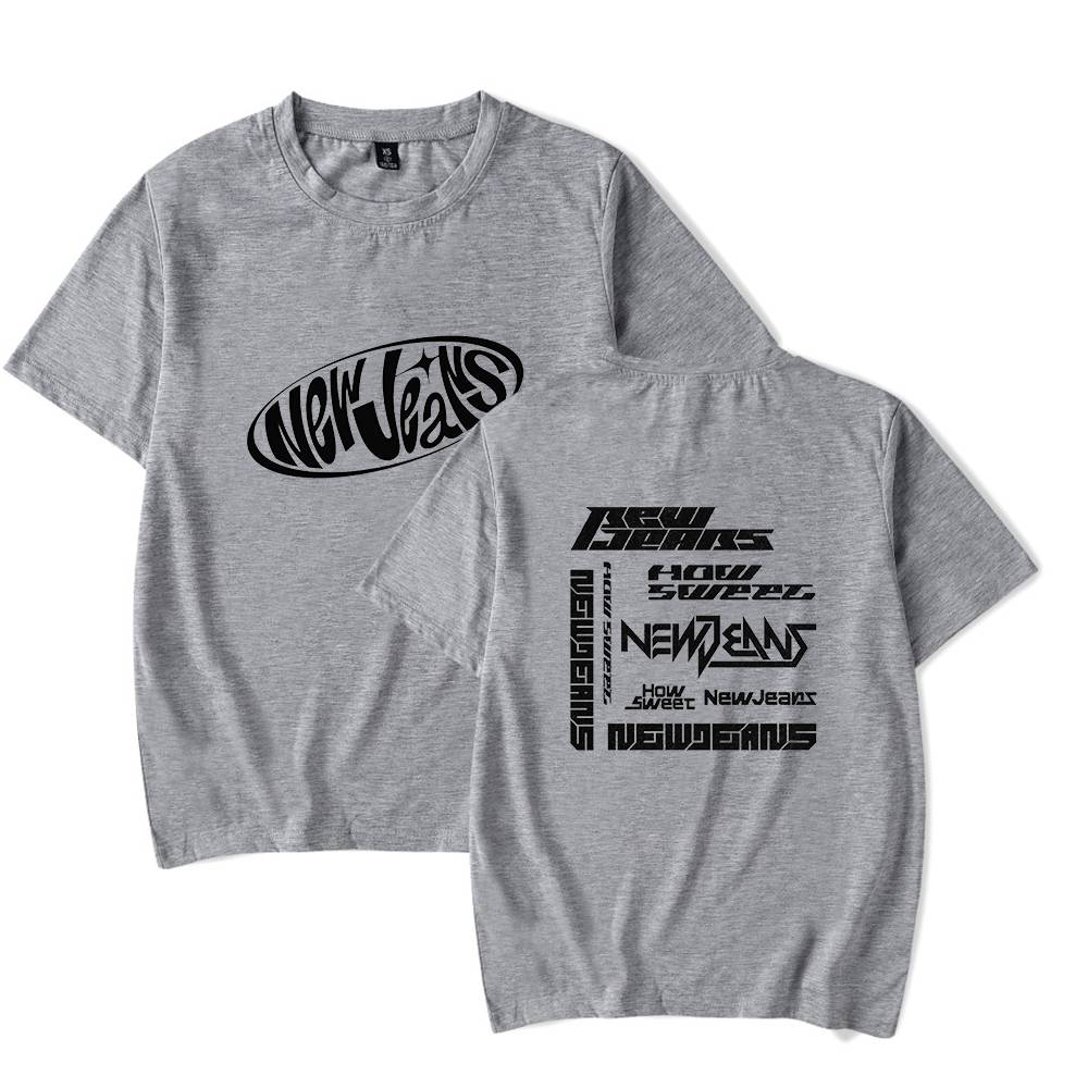 newjeans How Sweet Repeat Logo T-Shirt