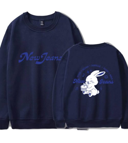 newjeans New Jeans Member Names Bunny Sweatshirt