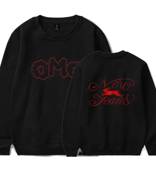 NewJeans OMG Cloud Logo Sweatshirt
